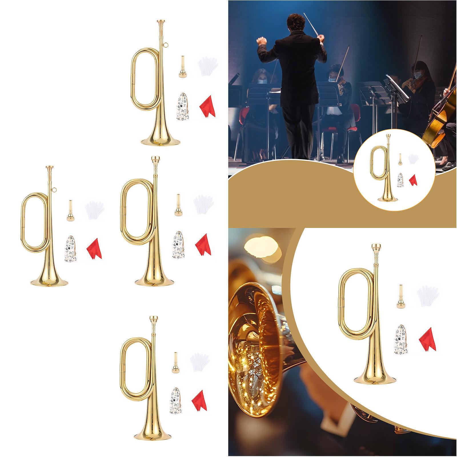 Blazende bugel, messing trompe - Musical Instrument Bugle recensie en prijs