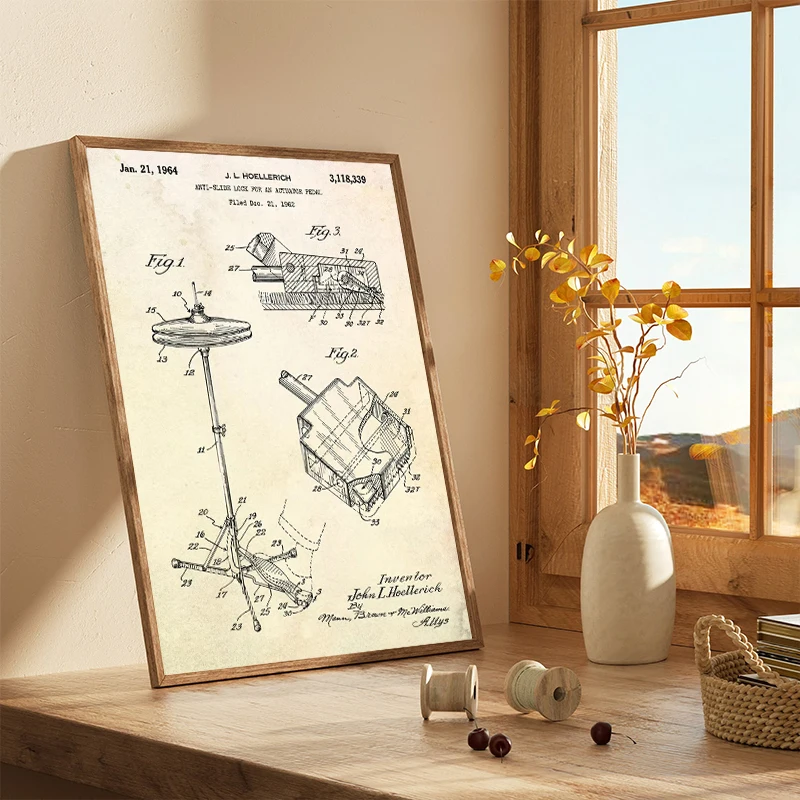Patent Vintage Muziekinstrumen - Picture Of Musical Instrument recensie en prijs