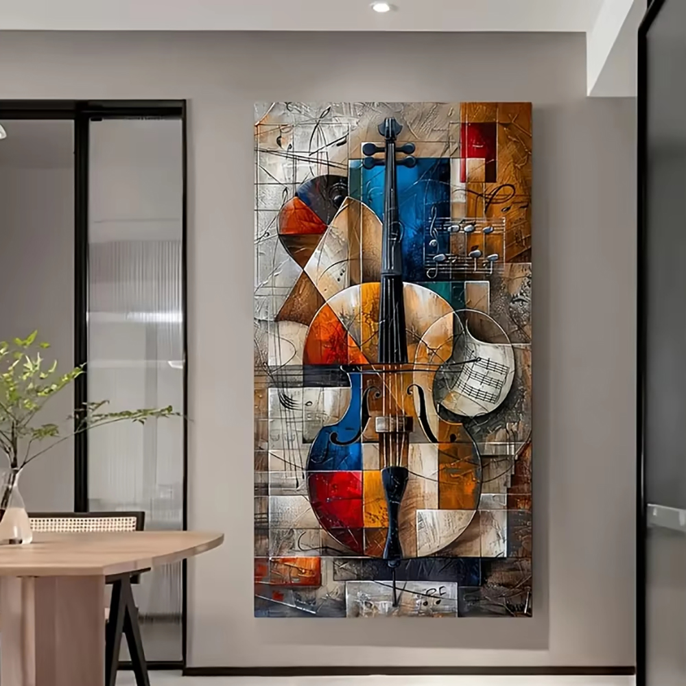 Moderne abstracte cello poster - Picture Of Musical Instrument recensie en prijs