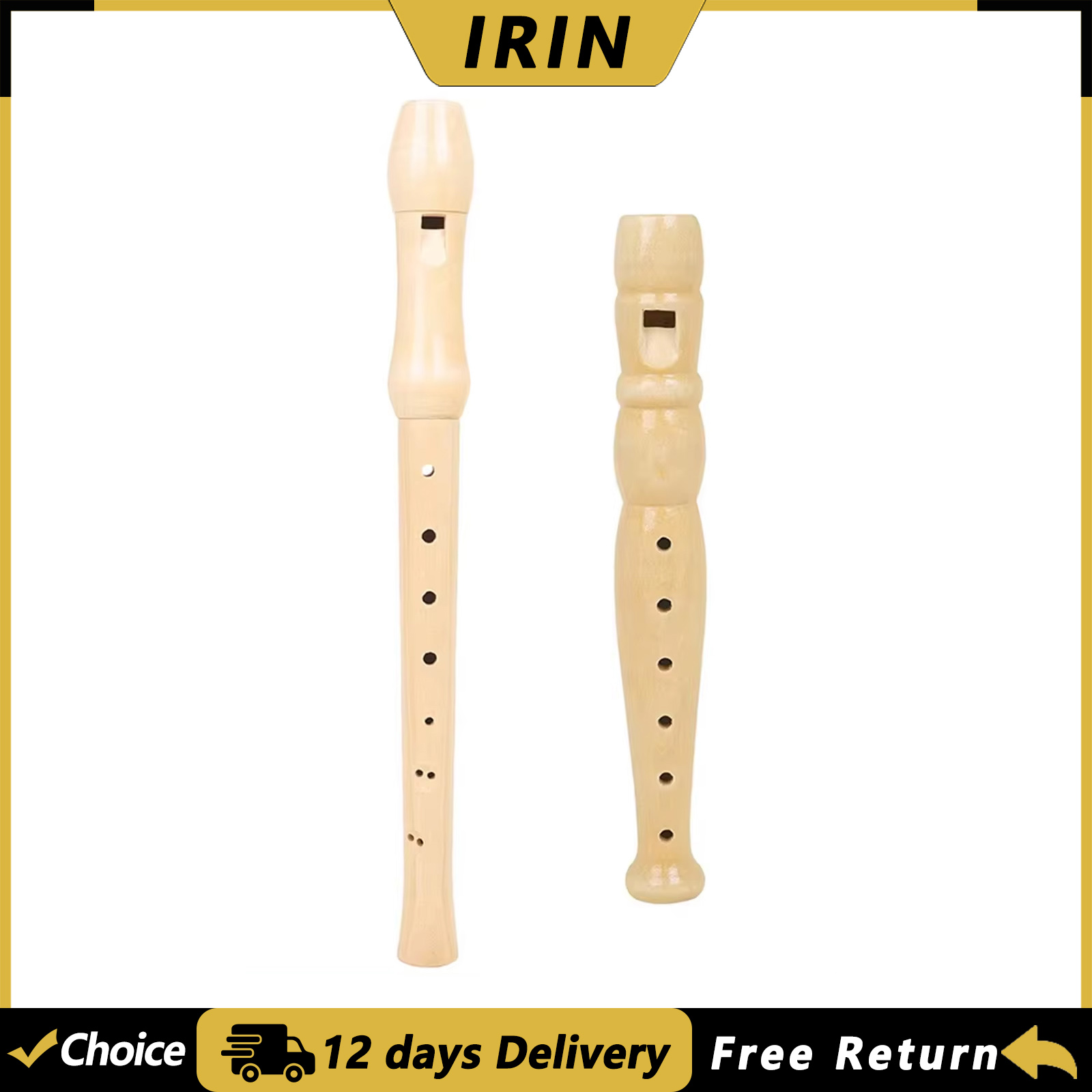 IRIN 6/8 Hole Recorder Houtkle - Musical Instrument Harmonium recensie en prijs